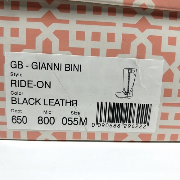 NIB Gianni Bini Ride-On Leather Boots Size 5.5 Women’s - Picture 14 of 14